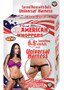 All American Whoppers 6.5-Inch-Dong With Universal Harness Latin