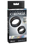 Fantasy C-Ringz Max Width Silicone Rings - Black