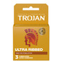 Trojan Stimulations Ultra Ribbed Lubricated Condoms - 3 Pack