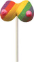 Rainbow Boobie Pops - 1.48 Oz.
