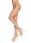 Sheer Nylon Crotchless Pantyhose - One Size - Nude