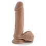 Au Naturel 8 Inch Sensa Feel Dildo - Latin