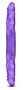B Yours 14 Inch Double Dildo - Purple