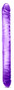 B Yours 18 Inch Double Dildo - Purple