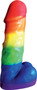 Rainbow Pecker Party Candle 7 Inches