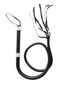 Rhinestone Handle Whip - Black