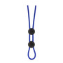 Stay Hard - Silicone Double Loop Cock Ring - Blue