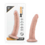 Dr. Skin 7.5 Inch Cock W / Suction Cup - Vanilla