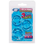 Cockring Combo Beaded - Clear