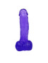 Get Lucky Jelly Love 7" Dildo - Purple