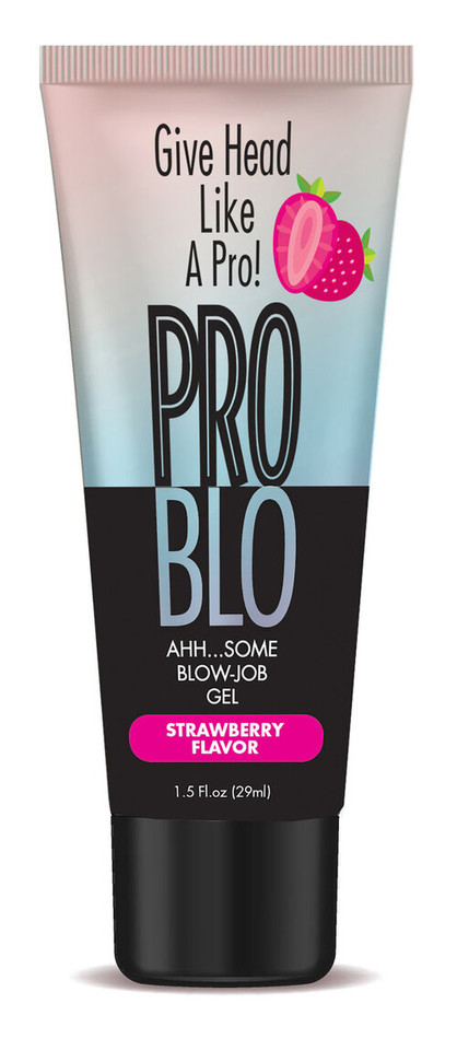Problo Ahh...some Blow-Job Gel - Strawberry - 1.5 Fl. Oz.