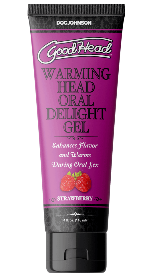 Goodhead - Warming Head Oral Delight Gel - Strawberry - 4 Fl Oz Bulk