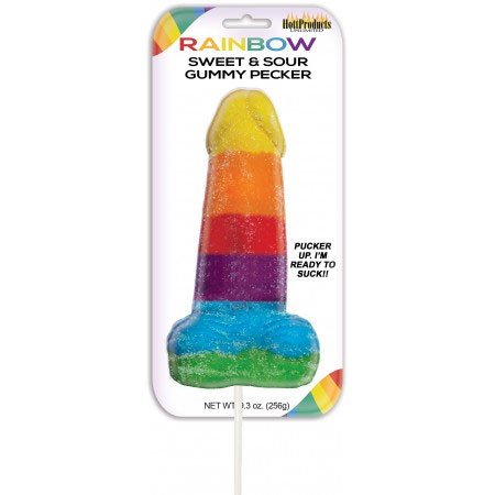 Rainbow Sweet & Sour Gummy Pecker