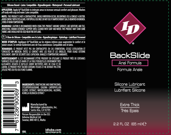 ID Backslide Silicone Lubricant 2.2 Oz