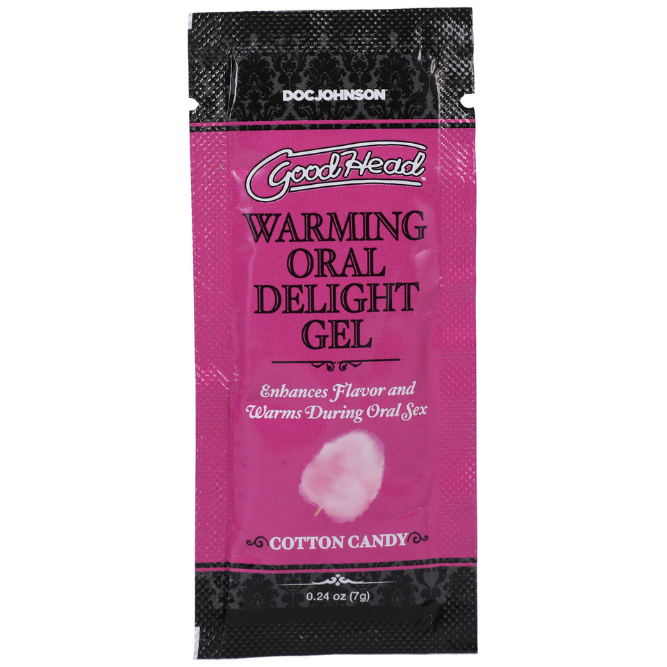Goodhead - Warming Oral Delight Gel - Cotton Candy - 0.24 Oz Bulk