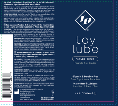 ID Toy Lube 4.4 Fl Oz Bottle