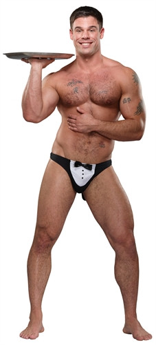 Maitre D Thong - One Size - Black