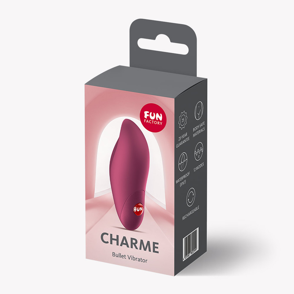 Charme Bullet Vibrator - Wine Red