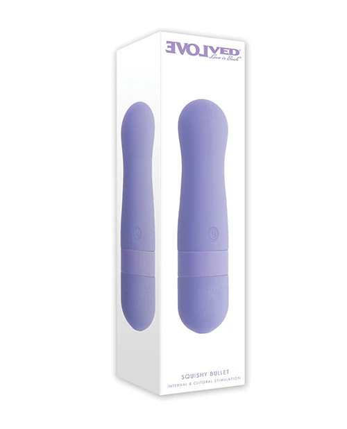 Squishy Bullet Internal and Clitoral Stimulation - Purple