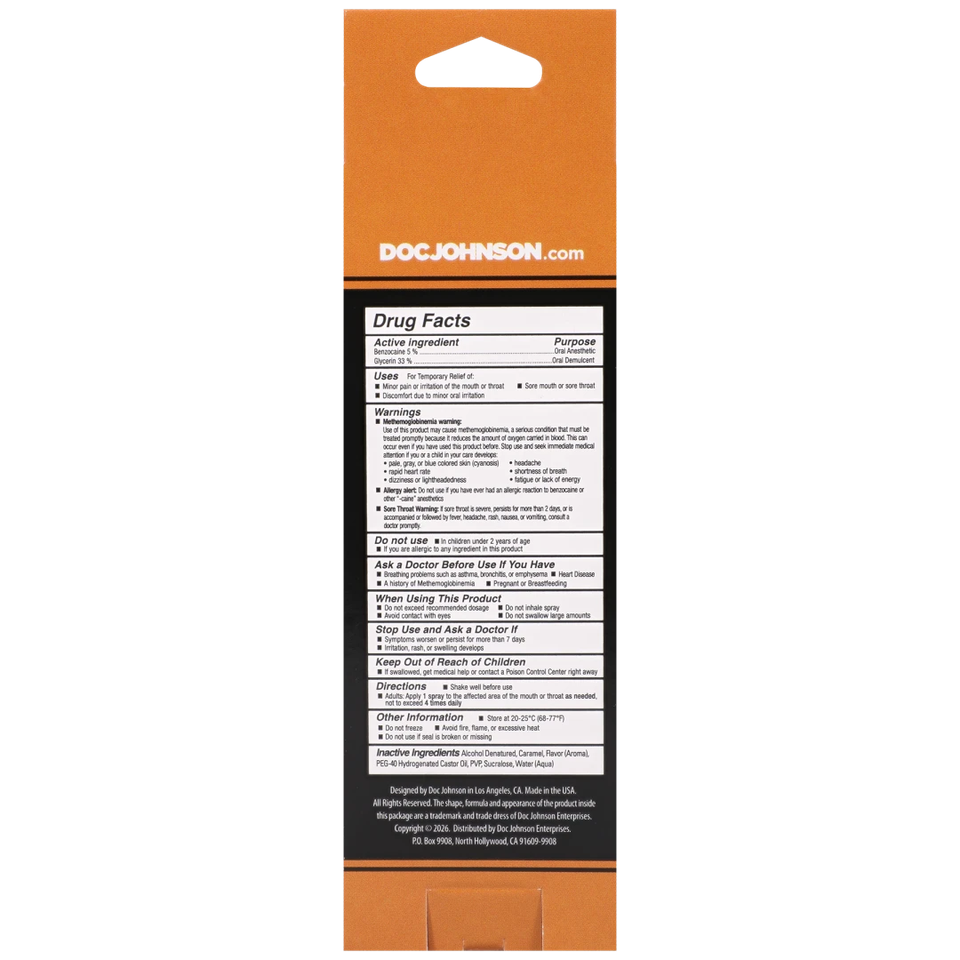 Goodhead - Deep Throat Spray - Salted Caramel - 2 Fl. Oz.
