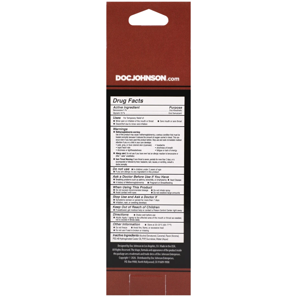 Goodhead - Deep Throat Spray - Double Chocolate - 2 Fl. Oz.
