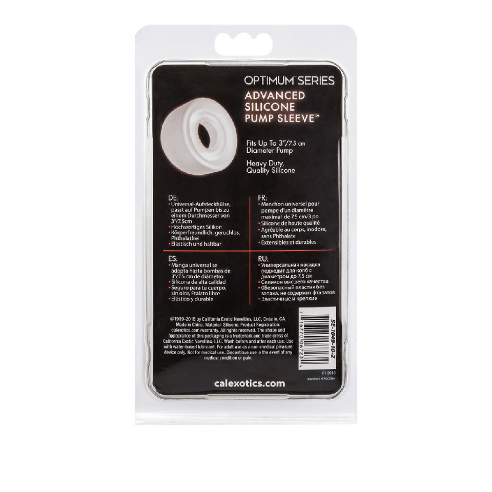 Advanced Silicone Pump Sleeve - Clear