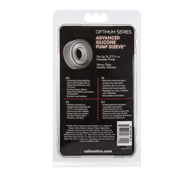 Advanced Silicone Pump Sleeve - Smoke