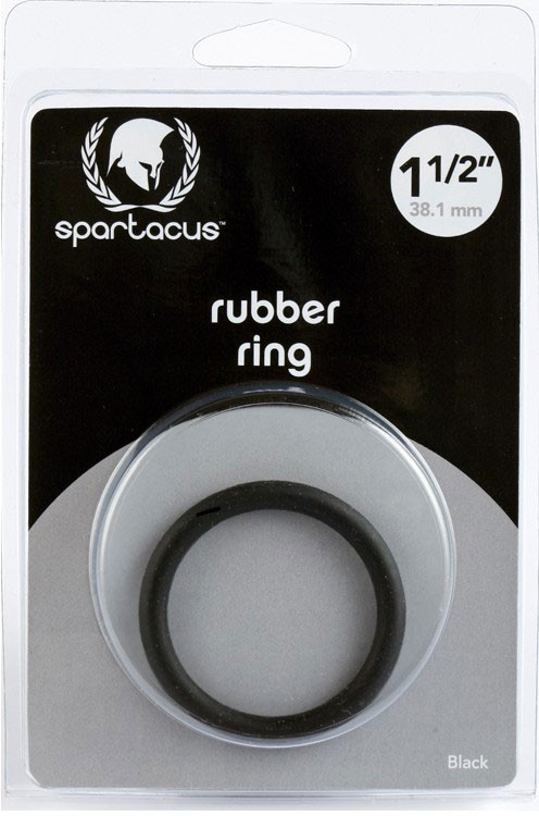1.5 Inch Rubber C-Ring - Black