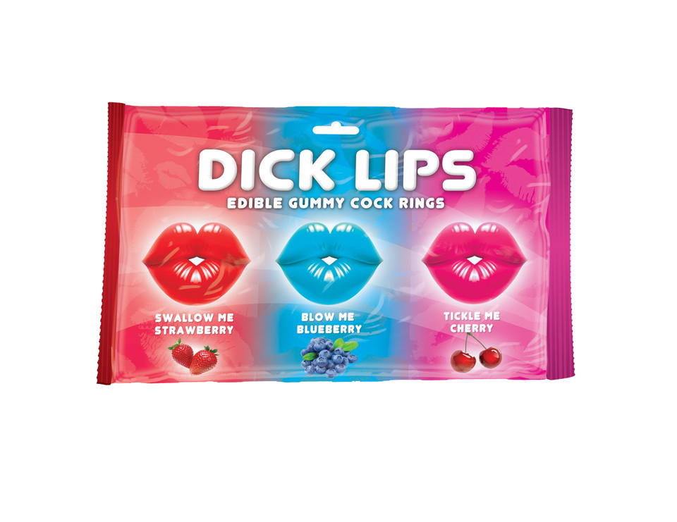 Dick Lips Edible Gummy Cock Rings