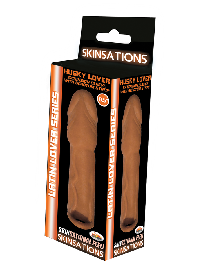 Skinsations Latin Lover Series Husky Lover 6.5 Inch - Brown
