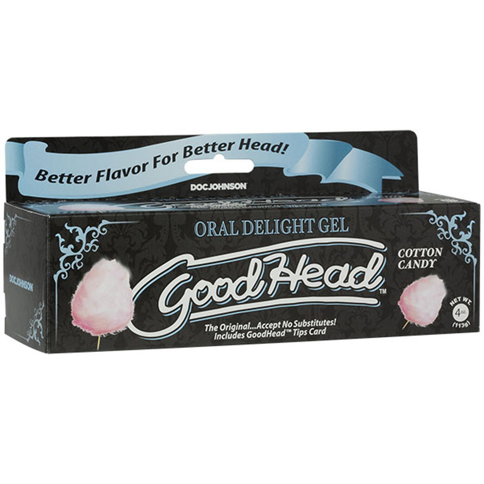 Goodhead - Oral Delight Gel - 4 Oz Tube - Cotton Candy