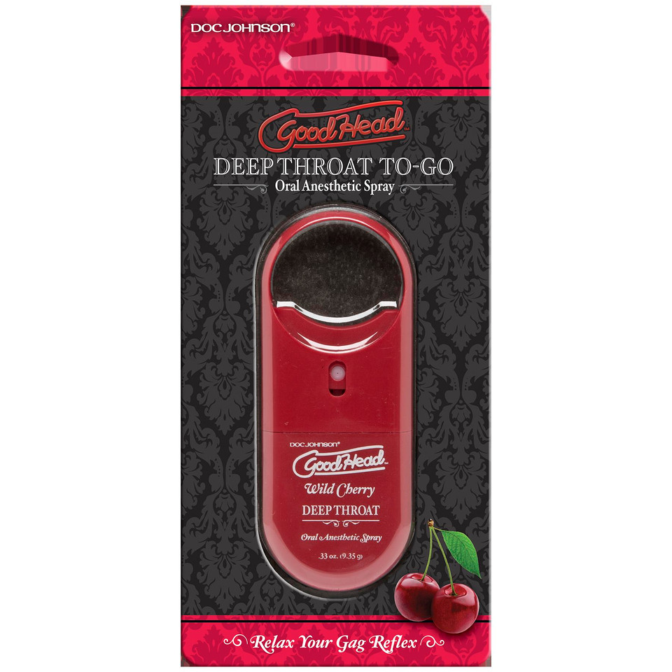 Goodhead to Go Deep Throat Spray - Wild Cherry