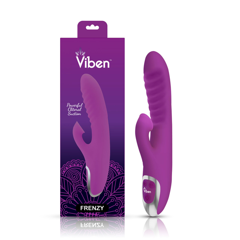 Frenzy Clitoral Suction Rabbit - Berry