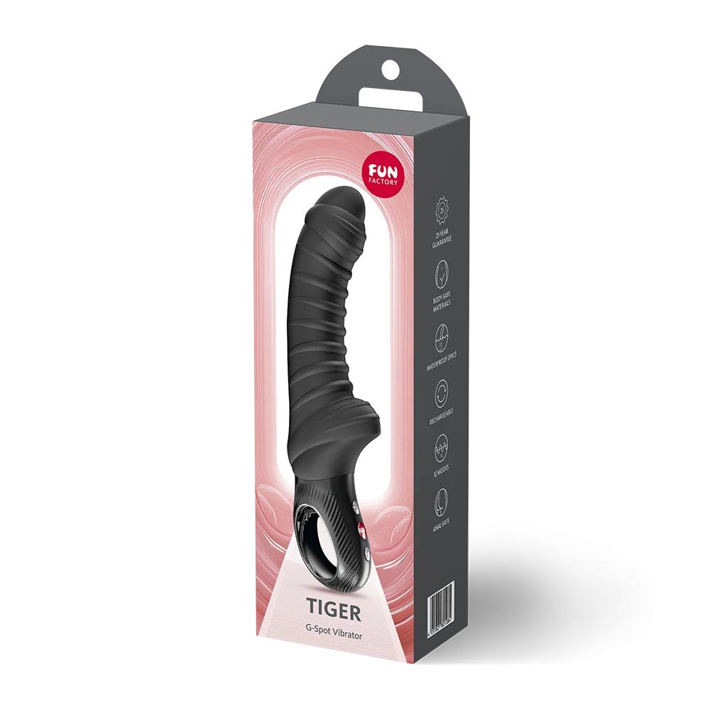 Tiger G-Spot Vibrator Black