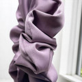 Tuhil Threads Large Lilac Royal Micro Satin Scrunchie. Luxurious large satin hair tie for a gentle, stylish hold. Shop Tuhil Threads hair accessories.
