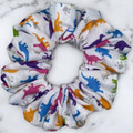 Dinosaur Print Polycotton Scrunchie