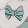 Mint Green Small Royal Micro Satin Classic Bow