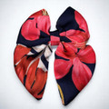 A striking Crimson Bloom Medium Silky Satin Pigtail Bow by Tuhil Threads, measuring 10cm x 12cm. Shop Tuhil Threads hair accessories. A striking Crimson Bloom Medium Silky Satin Pigtail Bow by Tuhil Threads, measuring 10cm x 12cm. Shop Tuhil Threads hair accessories.