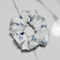 Ocean Sketch Viscose Scrunchie Ocean Sketch Viscose Scrunchie