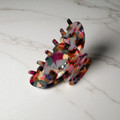 Multi-Tone Tortoise Shell Acrylic Hair Claw Clip 9.5 cm