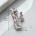 Mottled Neutral Acetate Hair Claw Clip 8.2 cm- Shop at Tuhil Threads.