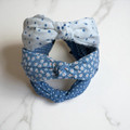 Polka Dot & Floral Knotted Headband (5cm Wide) Polka Dot & Floral Knotted Headband (5cm Wide)