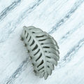 Matte Sage Green Leaf Hair Claw - 9cm Matte Sage Green Leaf Hair Claw - 9cm