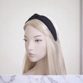 Black knotted fabric aliceband. Shop at Tuhil Threads. Black knotted fabric aliceband. Shop at Tuhil Threads.