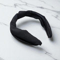 Black Knotted Headband (2.5cm Wide) Black Knotted Headband (2.5cm Wide)