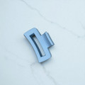 Matte Pale Blue Rectangle Claw Clip - 4cm Matte Pale Blue Rectangle Claw Clip - 4cm