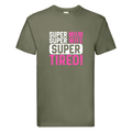 Mom Wife Super Tired T-Shirt, Funny Mum Tee, Mother's Day Gift