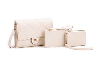 3In1 Quited Check Pattern Twist Lock Cross Body Bag, Shop at Tuhil Threads.