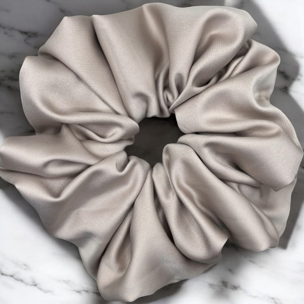 Mink Satin Scrunchie - X- Large