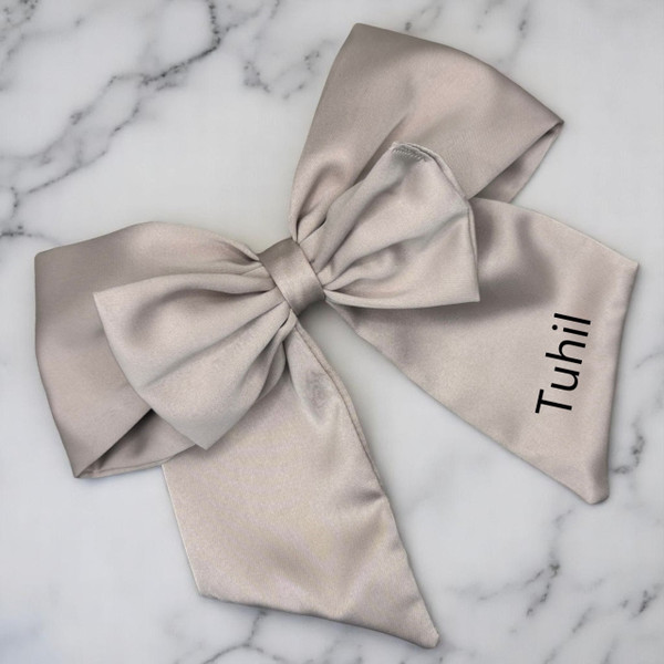Mink Double Layer Sailor Bow - Royal Micro Satin (Customisation Available) Mink Double Layer Sailor Bow - Royal Micro Satin (Customisation Available)